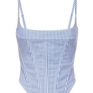 Miaou x Paloma Elsesser V corset top